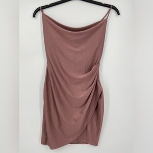Windsor Mini Dress, Bodycon,‎ champagne mauve nude color, size Medium